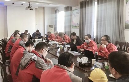 中國(guó)化學(xué)品安全協(xié)會(huì)專(zhuān)家組來(lái)公司檢查指導(dǎo)工作