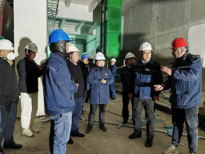 瀘天化集團領導調研指導寧夏高效復合肥項目建設工作