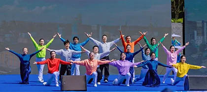 公司情景舞蹈參加2024年瀘州市慶祝“五一”國際勞動節(jié)文藝匯演